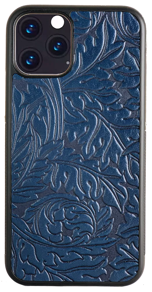 Acanthus Leaf Leather iPhone Case