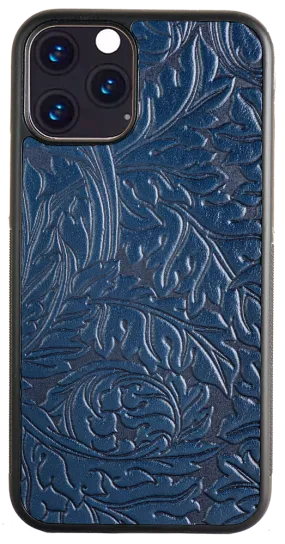 Acanthus Leaf Leather iPhone Case