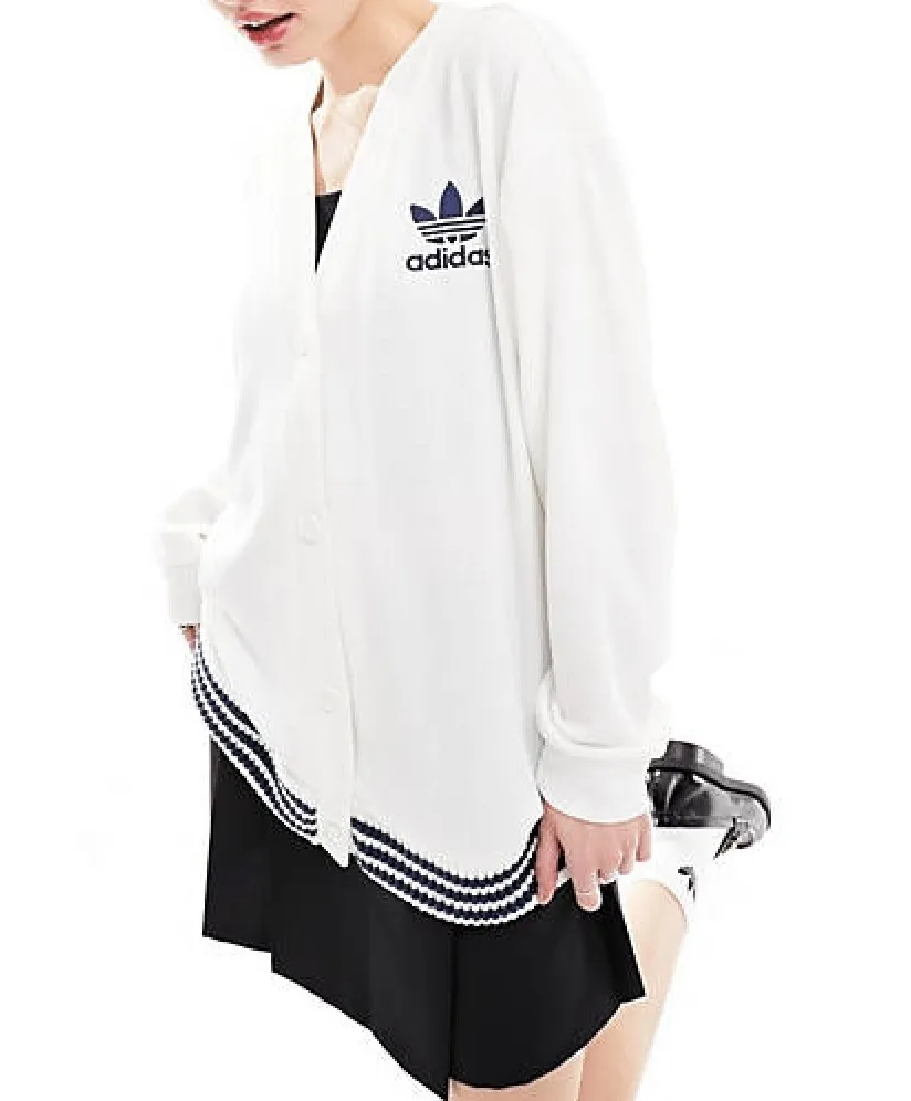 adidas  |Plain Logo Cardigans