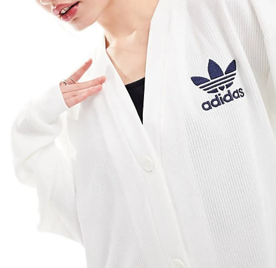 adidas  |Plain Logo Cardigans