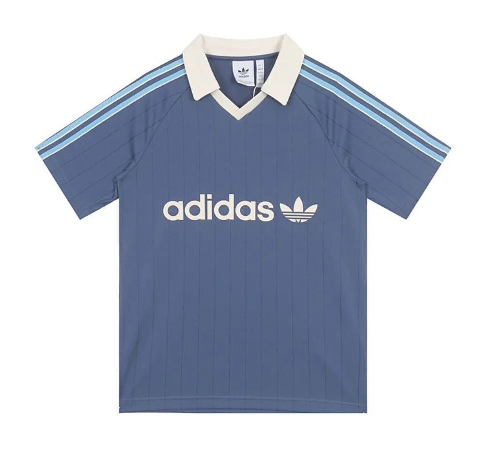 adidas  |Stripes Logo T-Shirts