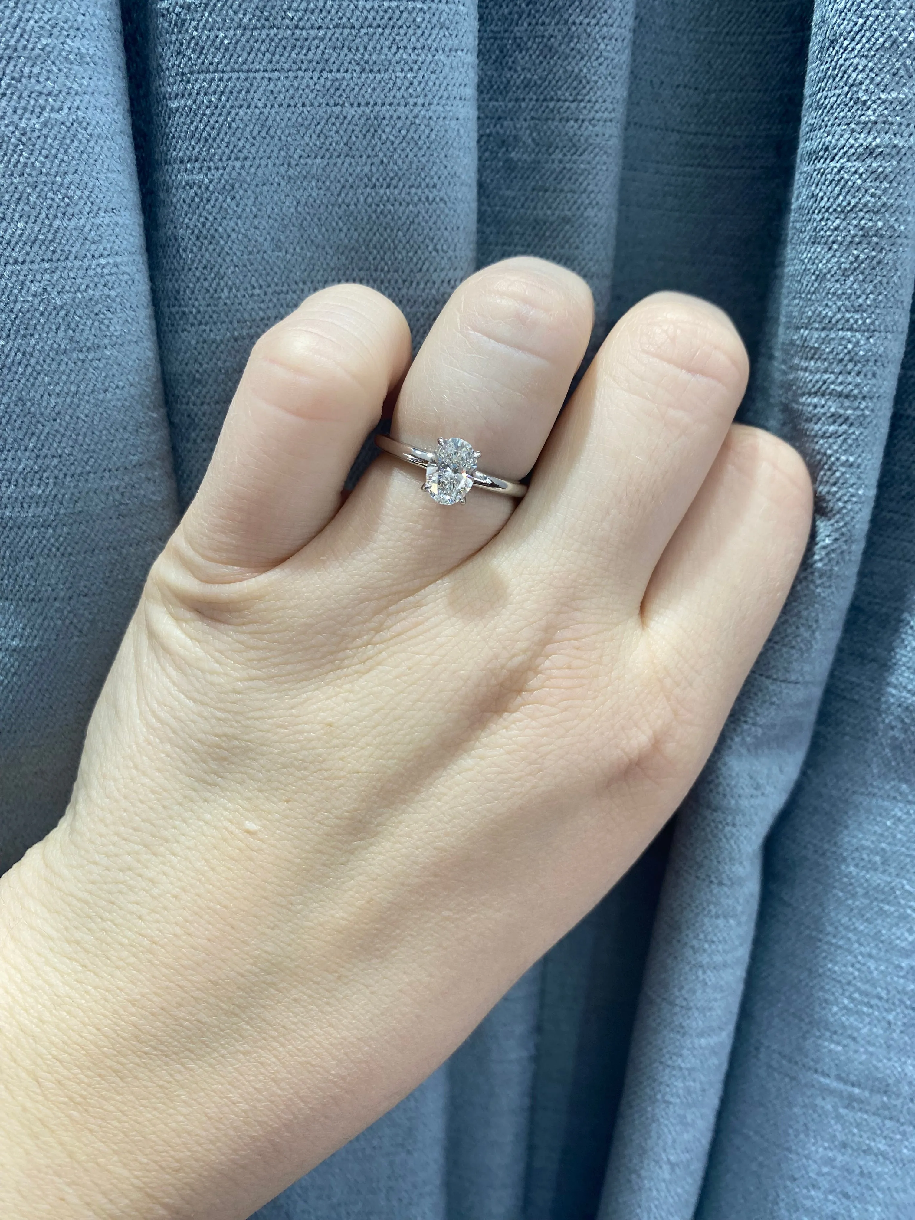 Arya Oval Solitaire Engagement Ring