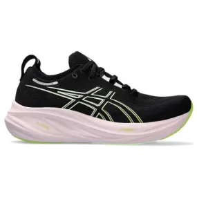 ASICS GEL NIMBUS 26 BLACK/NEON LIME FOR WOMEN'S