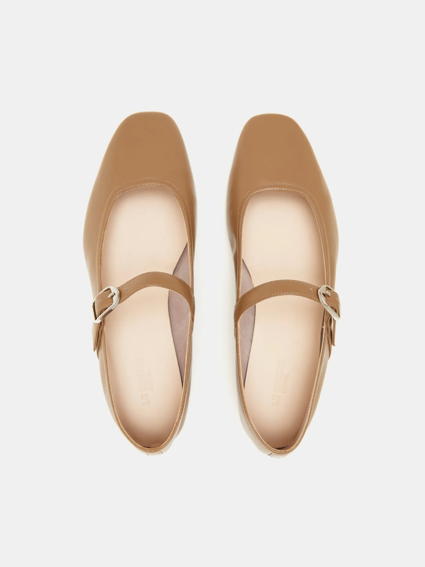 Ballet Mary Jane / Taupe Leather