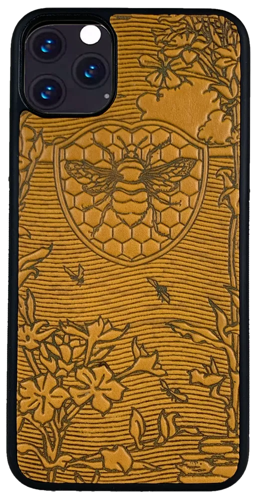 Bee Garden Leather iPhone Case