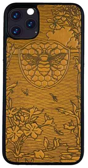 Bee Garden Leather iPhone Case