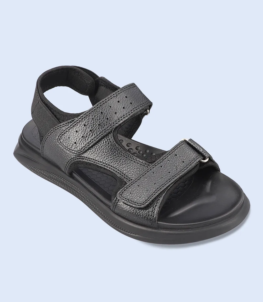 BM4418-BLACK-Men Comfort Sandal