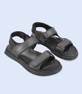 BM4418-BLACK-Men Comfort Sandal