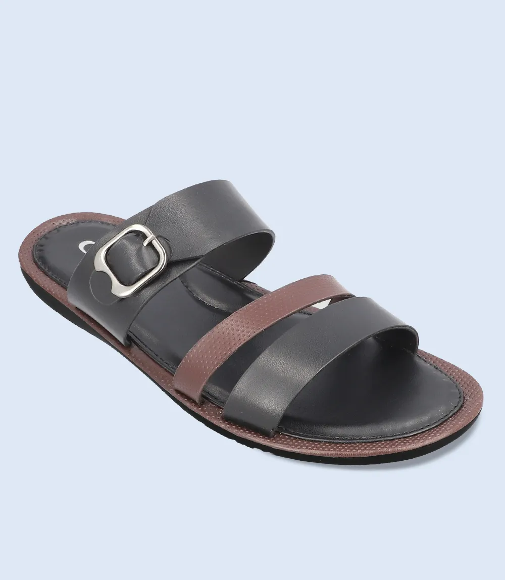 BM4849-BLACK-Men Slipper