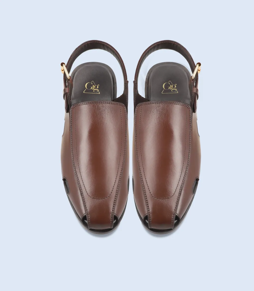 BM5607-BROWN-Men Peshawari's