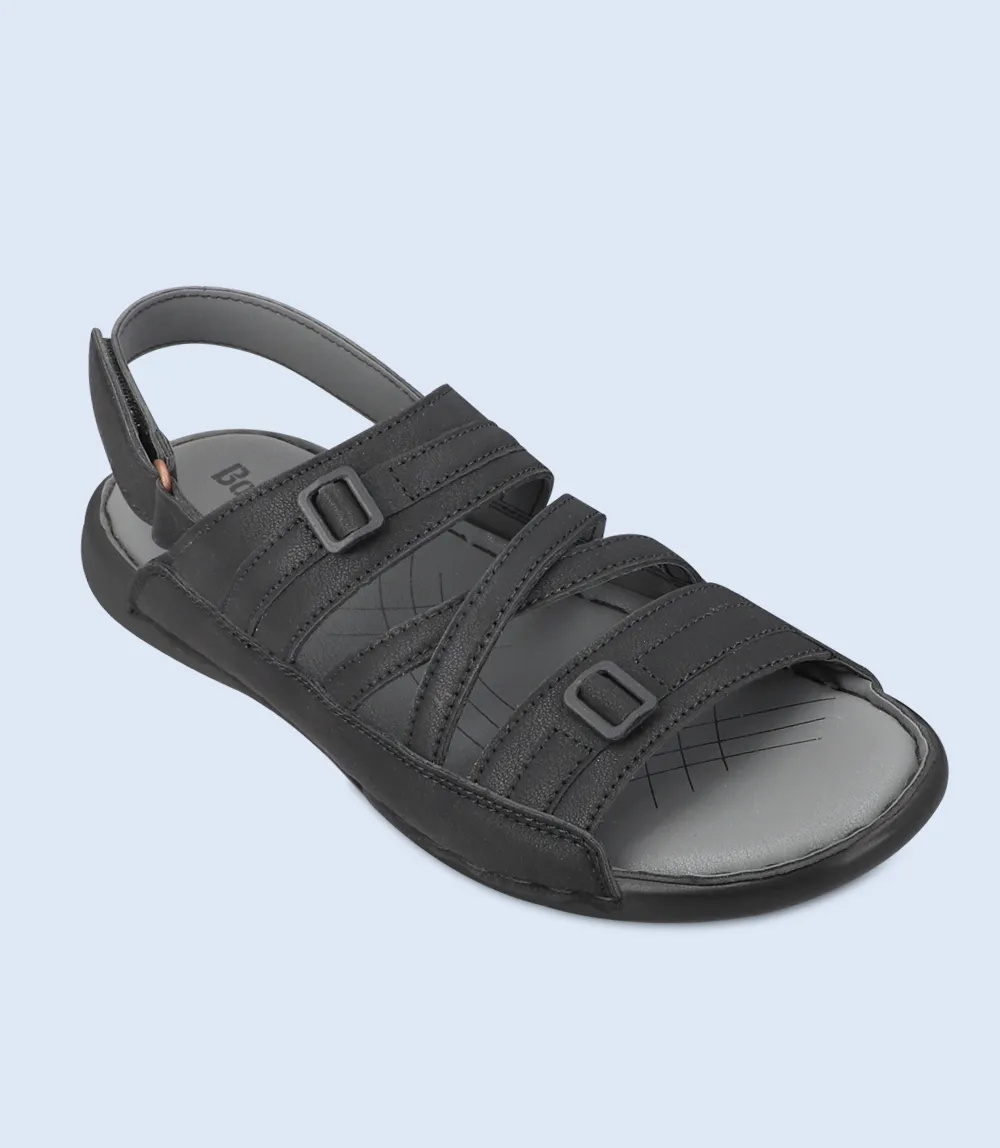 BM5682-BLACK-Men Sandals