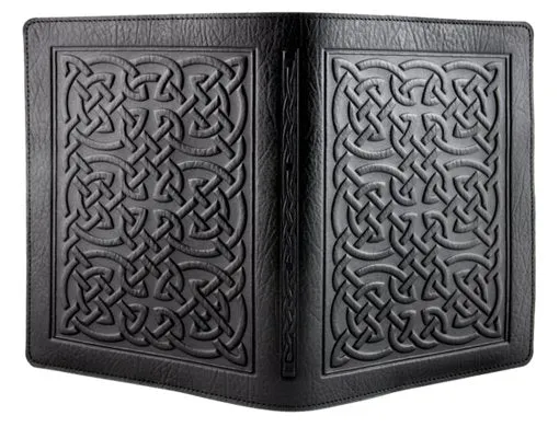 Bold Celtic Leather Composition Notebook