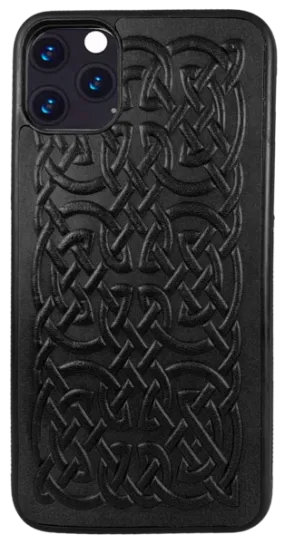 Bold Celtic Leather iPhone Case