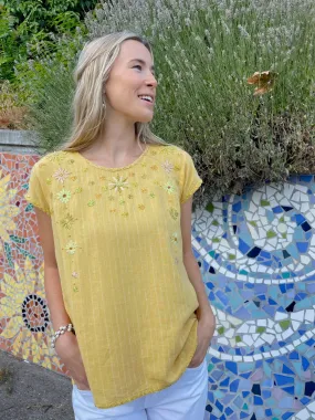 Carolina Sunflower Blouse