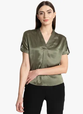 Casual Satin Top