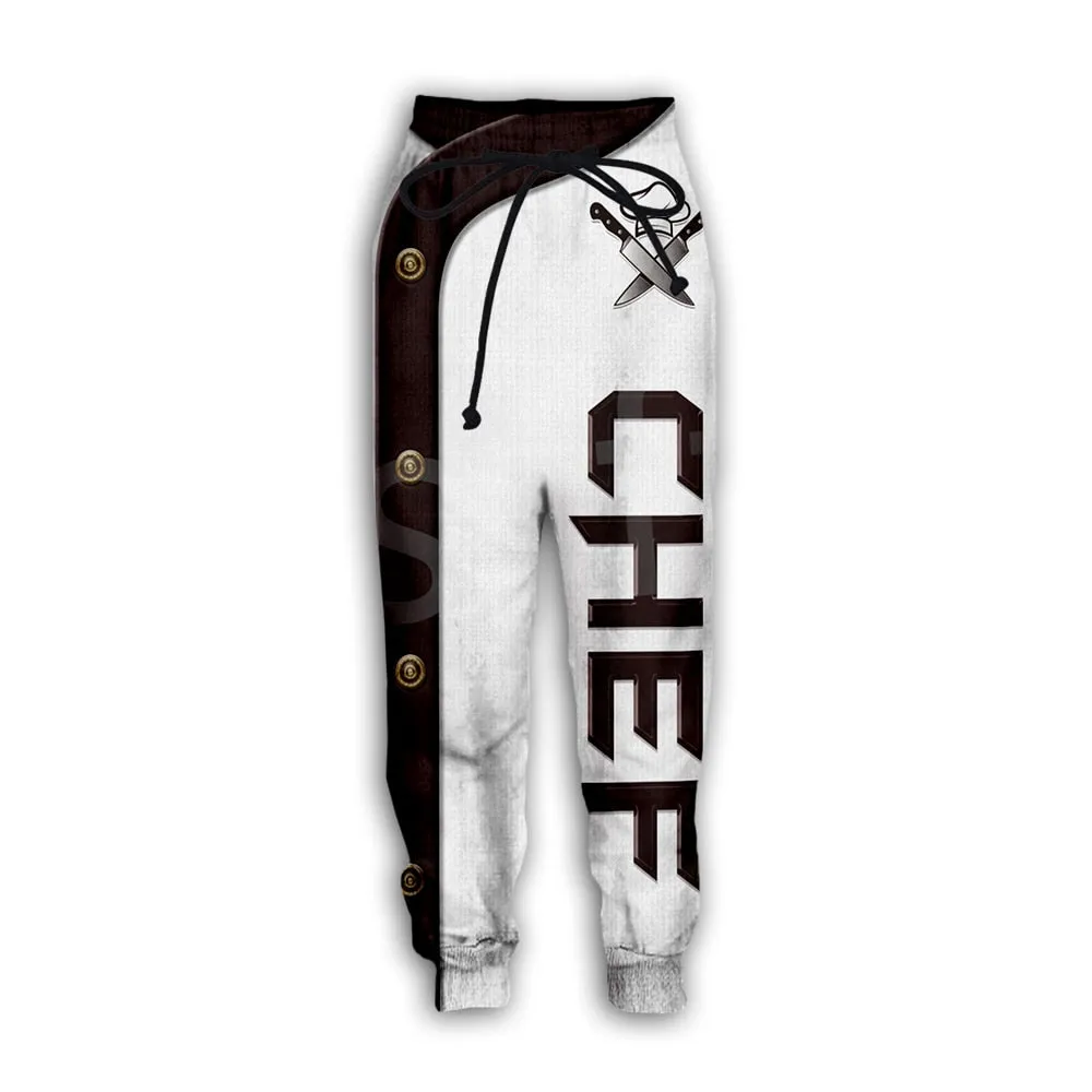 Chef  3D Print Men/Women Sweatpants - Uniform