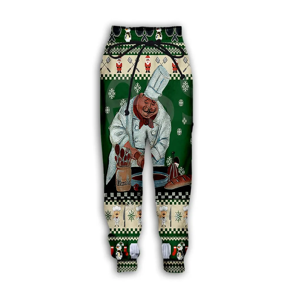 Chef  3D Print Men/Women Sweatpants - Uniform