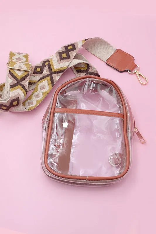 Clear Stadium Crossbody Bag