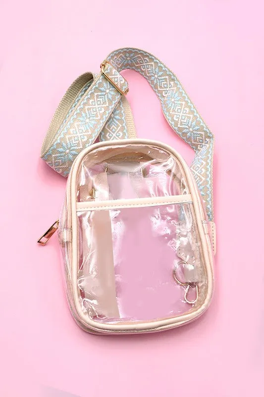 Clear Stadium Crossbody Bag