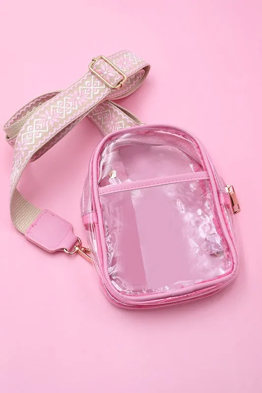 Clear Stadium Crossbody Bag