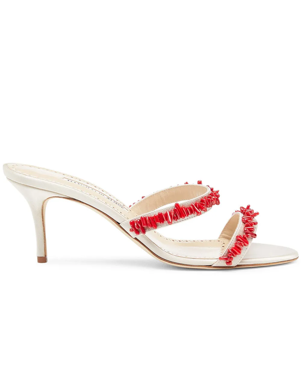 Clorettenu Beaded Satin Mule in Yoth