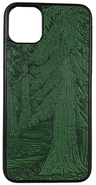 Forest Leather iPhone Case