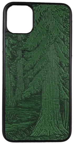 Forest Leather iPhone Case