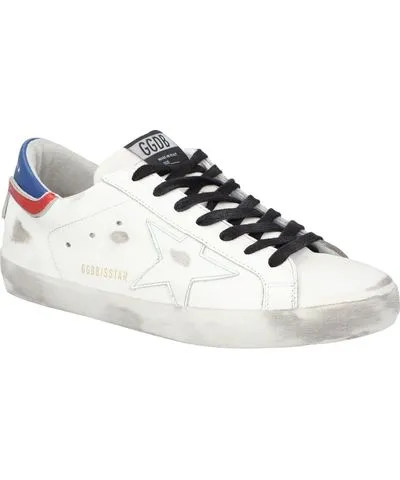 Golden Goose white Superstar low top leather sneakers