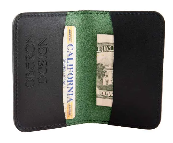 Hokusai Wave Leather Card Holder