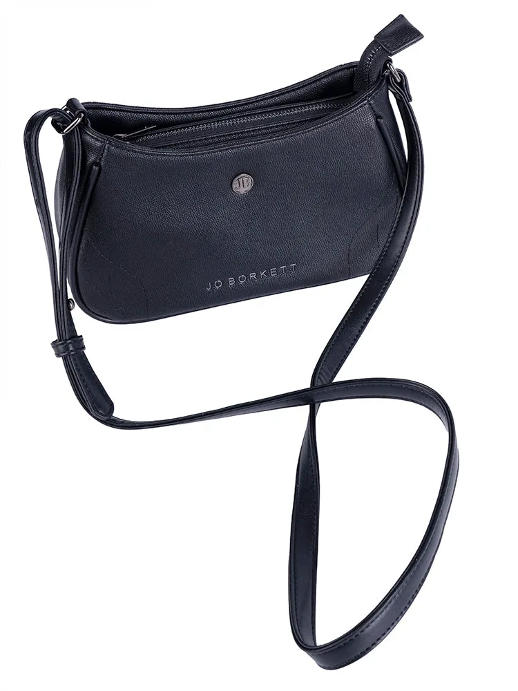 Jo Borket Jasmine Small Crossbody Sling Black