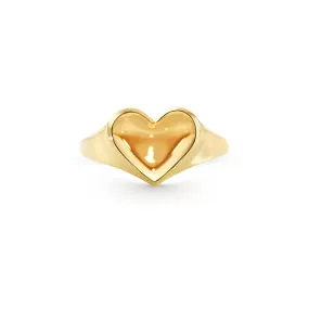 Love lollipop pinky yellow gold with citrine