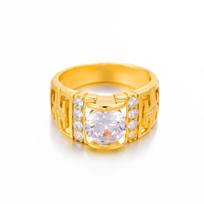 Men's 24k Gold Plated Ring