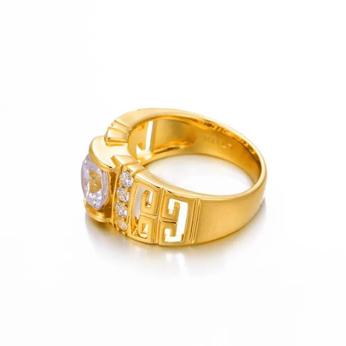 Men's 24k Gold Plated Ring