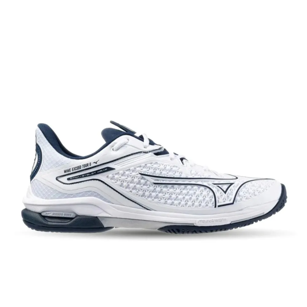 Mizuno Men's Wave Exceed Tour 6 AC - White/Dress Blue