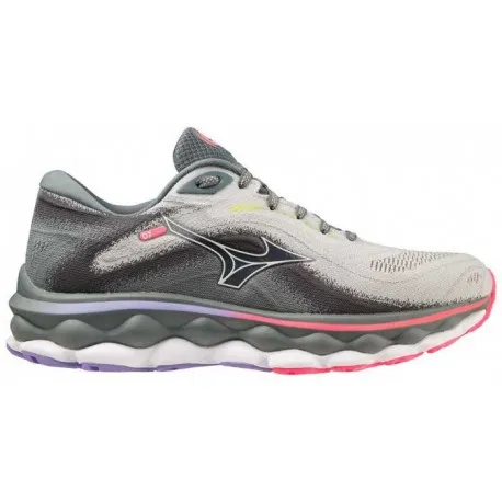 MIZUNO WAVE SKY 7 PBLUE/WHITE/H-VPINK FOR WOMEN'S