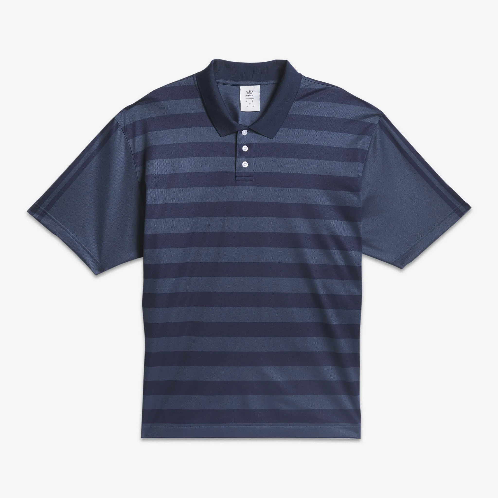 Pop Trading Company x Pop Polo Shirt Crew Navy | Collegiate Navy