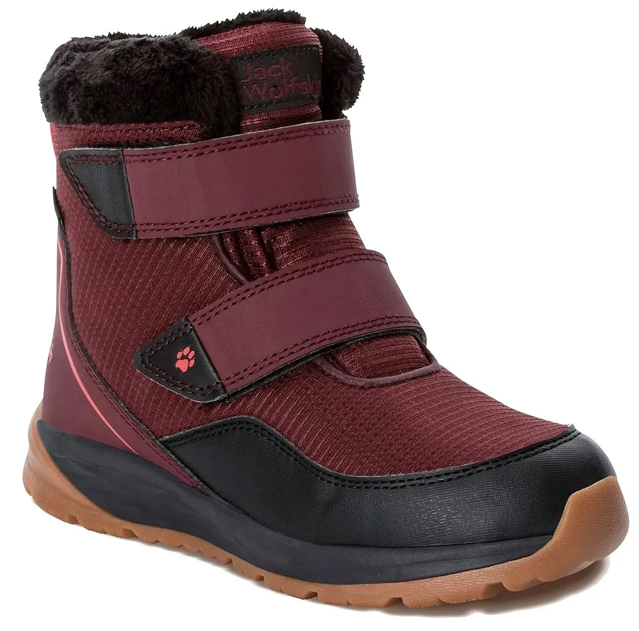 shoes Jack Wolfskin Polar Wolf Texapore Mid VC - Boysenberry - girl´s