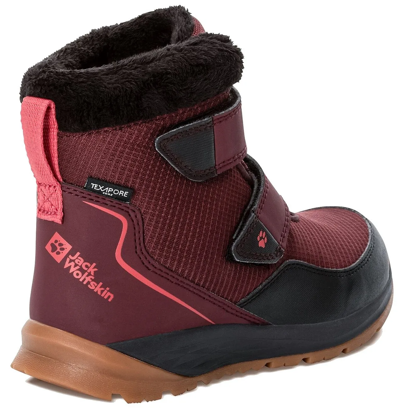 shoes Jack Wolfskin Polar Wolf Texapore Mid VC - Boysenberry - girl´s