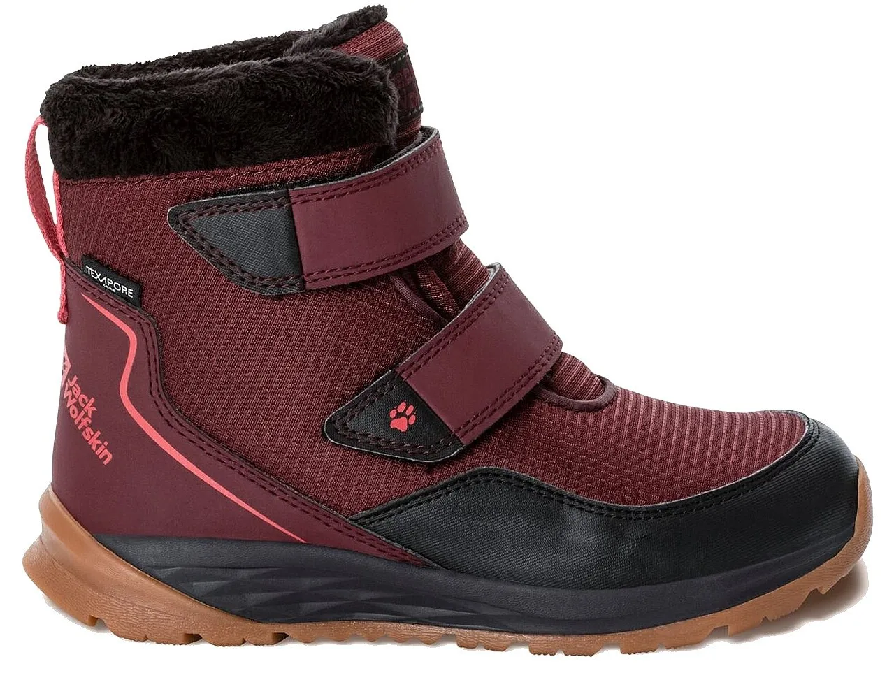 shoes Jack Wolfskin Polar Wolf Texapore Mid VC - Boysenberry - girl´s