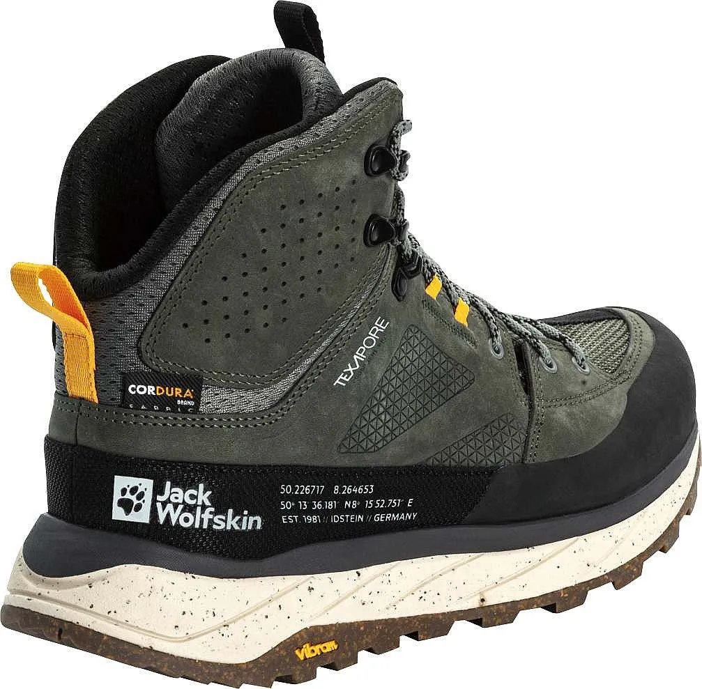 shoes Jack Wolfskin Terraquest Texapore Mid M - Gecko Green - men´s