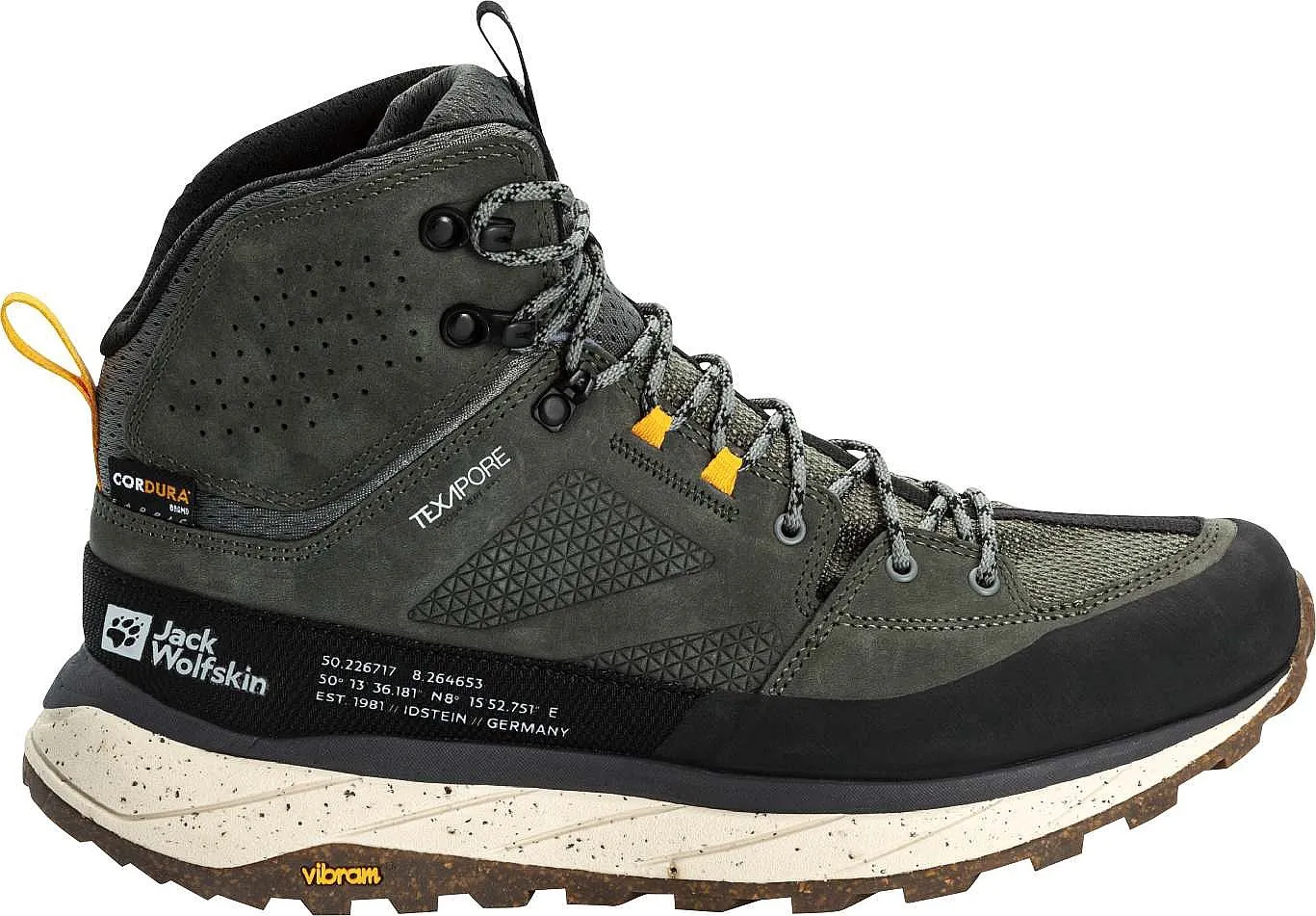 shoes Jack Wolfskin Terraquest Texapore Mid M - Gecko Green - men´s