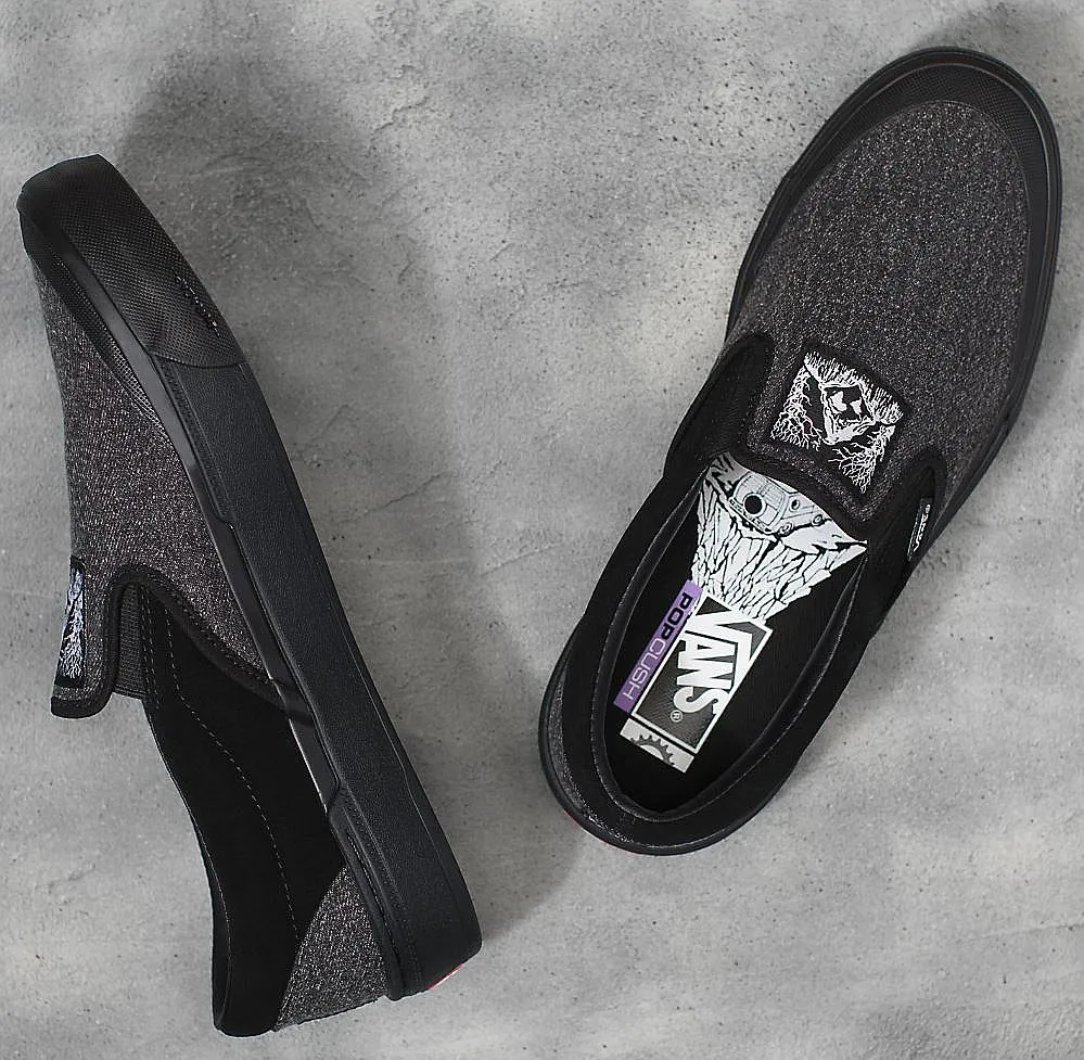 shoes Vans BMX Slip-On - Fast And Loose Black - men´s