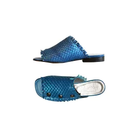 Slipper Intreccio Maltinto Laminato Blue