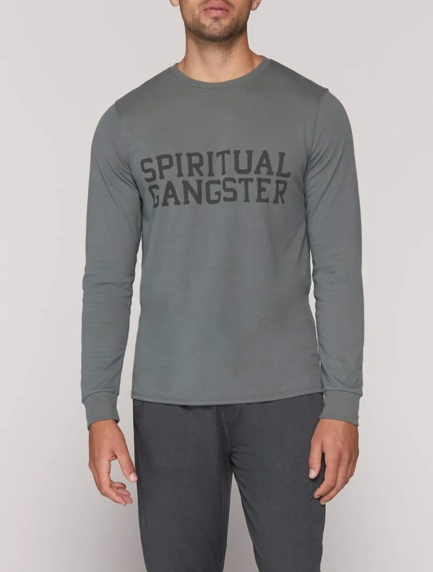 Spiritual Gangster Men's Varsity L/S Tee