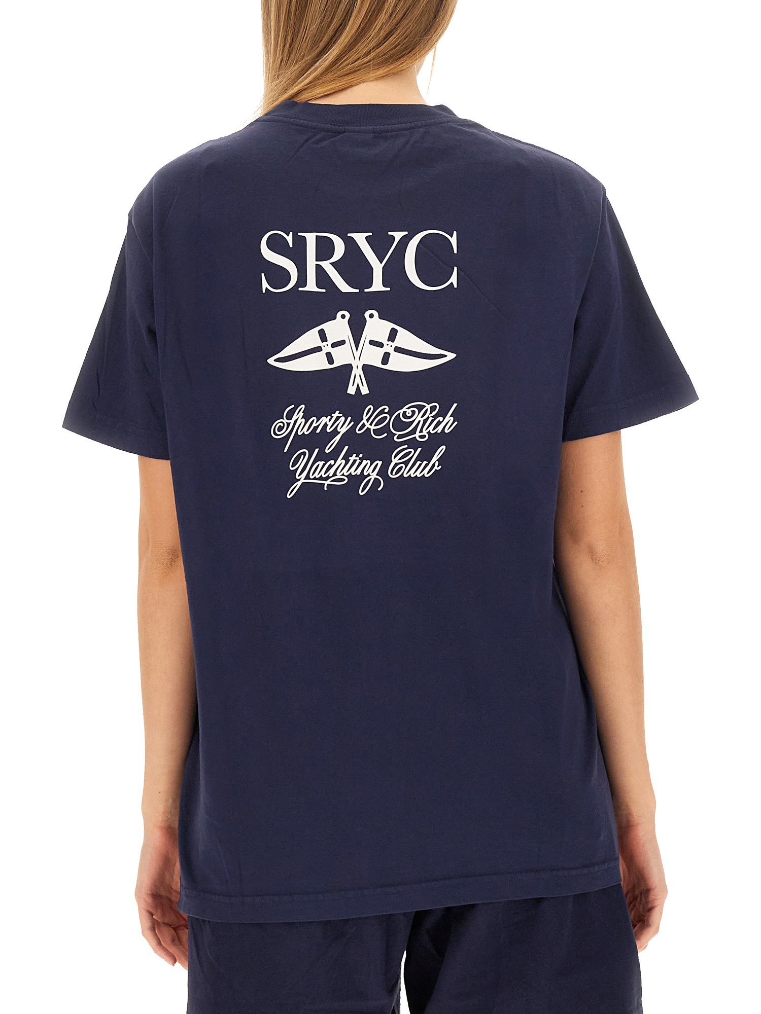 SPORTY&RICH    T-SHIRT WITH LOGO