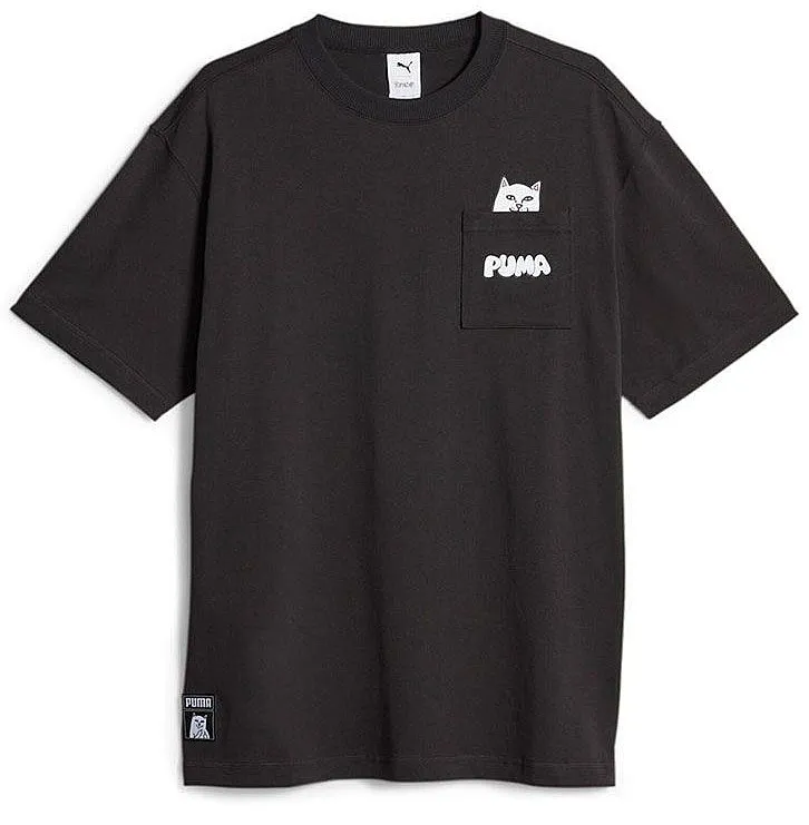 T-Shirt Puma Puma x Ripndip Pocket - Puma Black - men´s