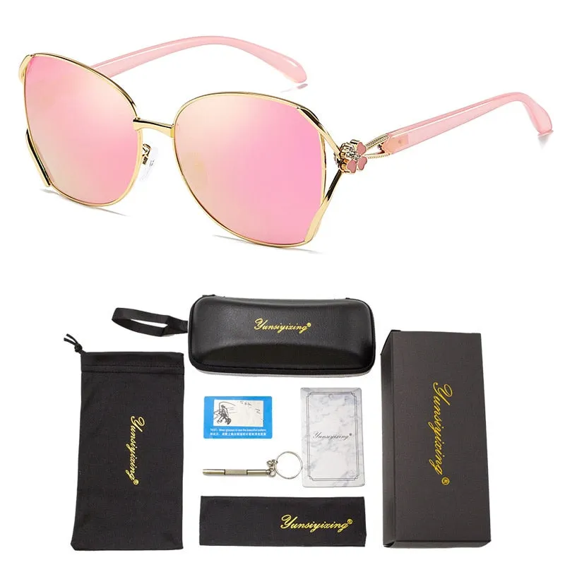 Women's Butterfly Fashion UV400 Polarized Driving Eyewear Sunglasses