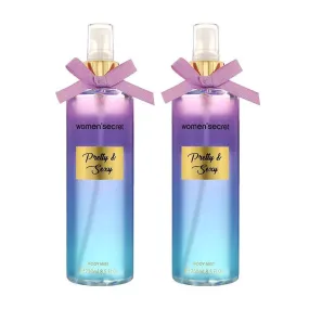 Women's Secret Pretty & Sexy Body Mist 8.5 oz 250 ml 2-PACK