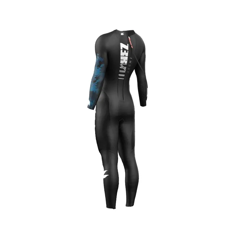 ZEROD ARCHI WETSUIT BLACK/BLUE FOR MEN'S